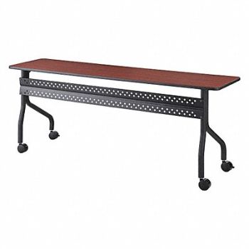 ICEBERG Mobile Table Rectangle Mahogany 72 W, 16W970