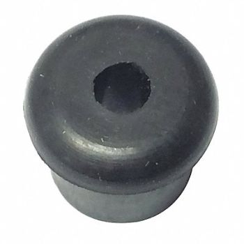 GRAINGER APPROVED Bumper 5/8 in Black Rubber PK25, 16WC46