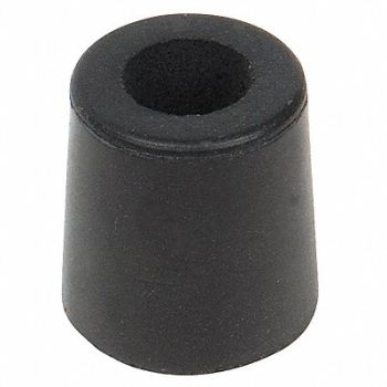 GRAINGER APPROVED Bumper 5/8 in Black Rubber PK10, 16WJ87