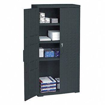 ICEBERG Storage Cabinet HDPE Black 66 In, 16X007