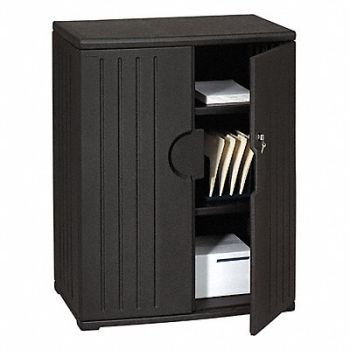 ICEBERG Storage Cabinet HDPE Black 46 In, 16X010