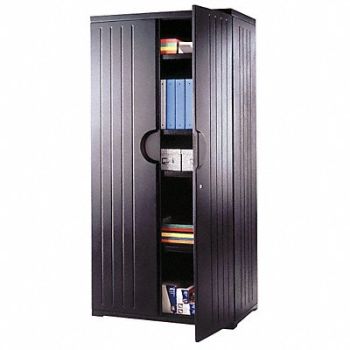 ICEBERG Storage Cabinet HDPE Black 72 In, 16X013