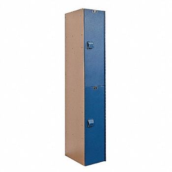 HALLOWELL Lckr 2x1Lckr Bl/Taupe 72 x12 x18 Assm, 16X114