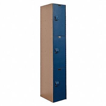 HALLOWELL Lckr 3x1Lckr Bl/Taupe 72 x12 x18 Assm, 16X118