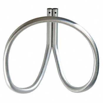 YARD BUTLER Garden Hose Hanger Steel 11 in W Silver, 16X129