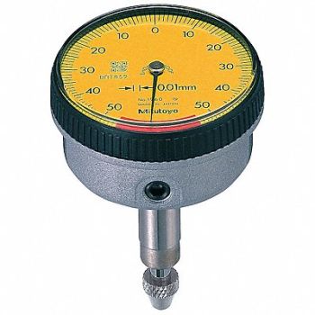 MITUTOYO Dial Indicator 0 to 1mm 50-0-50, 16X225