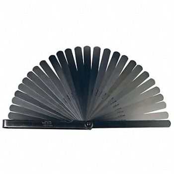 MITUTOYO Feeler Gauge Set Dimension Type Metric, 16X227