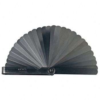 MITUTOYO Feeler Gauge Set Dimension Type Metric, 16X228