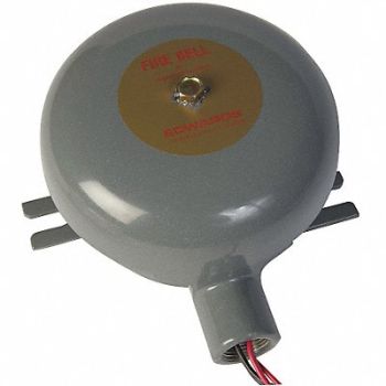 EDWARDS SIGNALING Fire Bell 6 In., 16X291