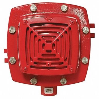 EDWARDS SIGNALING Horn Red Surface Mounting, 16X295