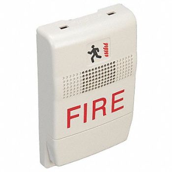 EDWARDS SIGNALING Chime Marked Fire White, 16X349