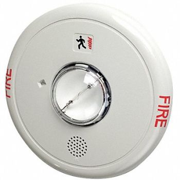 EDWARDS SIGNALING Horn Strobe Marked Fire Ceiling, 16X354