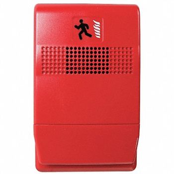 EDWARDS SIGNALING Horn Finish Red Flush, 16X364