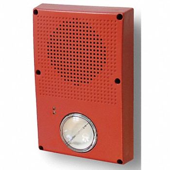 EDWARDS SIGNALING Outdoor Speaker Strobe Red, 16X453