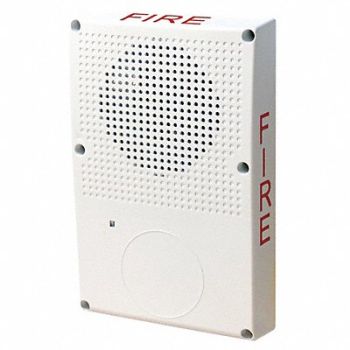 EDWARDS SIGNALING Outdoor Speaker Marked Fire White, 16X456