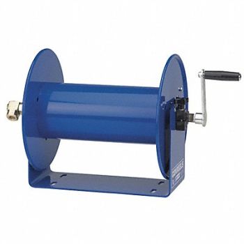 COXREELS Hand Crank Hose Reel 50 ft 3/8 ID Blue, 16X554