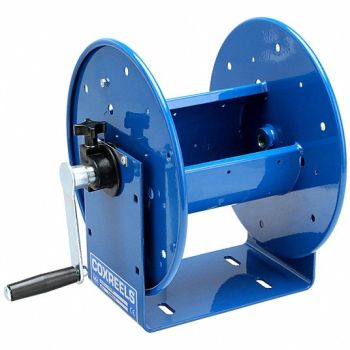 COXREELS Hand Crank Hose Reel 100 ft 3/8 ID Blue, 16X555
