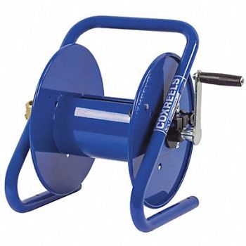 COXREELS Hand Crank Hose Reel 100 ft 3/4 ID Blue, 16X565