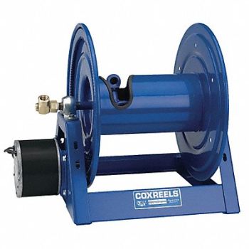 COXREELS Motor Hose Reel 325 ft 1/2 in I.D. Blue, 16X569