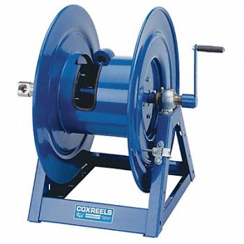 COXREELS Hand Crank Hose Reel 200 ft 1 ID Blue, 16X571