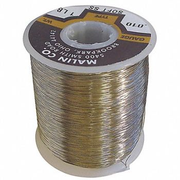MALIN COMPANY Lockwire Spool 0.051 Dia 127.79 ft, 16Y072