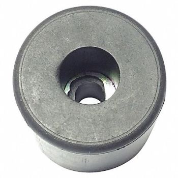 GRAINGER APPROVED Bumper 1 in Black Rubber PK5, 16XT99