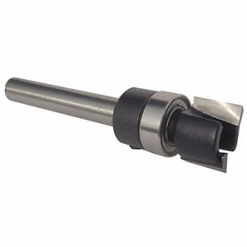 WESTWARD Flush Trim Profile Router Bit 1/2, 16Y546