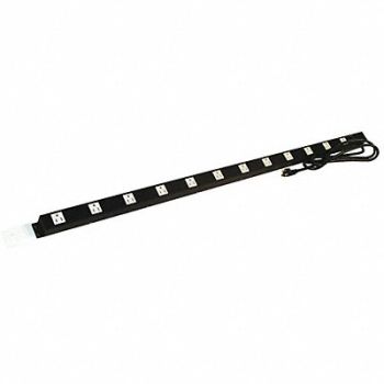 PRO-LINE Power Strip 60 W x 2 D x 2 in H White, 16Y925