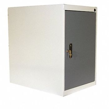 PRO-LINE Overhead Cabinet 26Wx12Dx14H White/Blue, 16Y929