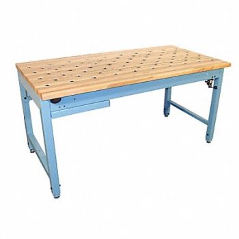 PRO-LINE Workbench Butcher Block 60 W 30 D, 16Y947