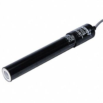 SENSOREX pH Electrode Epoxy BNC Flat Tip 15mm Dia, 16Y970