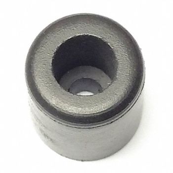 GRAINGER APPROVED Bumper 15/32 in Black Rubber PK10, 16YJ36