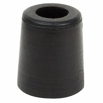GRAINGER APPROVED Bumper 5/8 in Black Rubber PK10, 16YP35