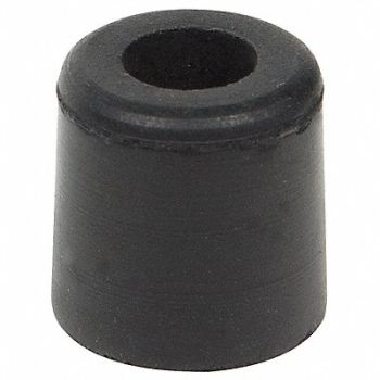 GRAINGER APPROVED Bumper 5/8 in Black Rubber PK10, 16YP37