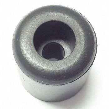 GRAINGER APPROVED Bumper 5/8 in Black Rubber PK10, 16YP40