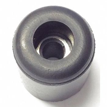 GRAINGER APPROVED Bumper 5/8 in Black Rubber PK10, 16YP41