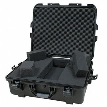 NANUK CASES G5386 ProtCase 6 7/64 in PwrClwLtcSys/PdLk Blk, 16Z829