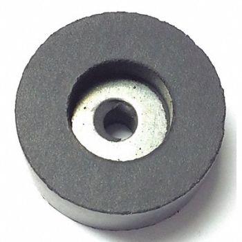 GRAINGER APPROVED Bumper 3/4 in Black Rubber PK25, 16ZD33