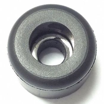 GRAINGER APPROVED Bumper 5/8 in Black Rubber PK25, 16ZD37