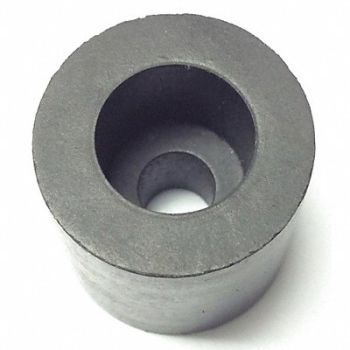 GRAINGER APPROVED Bumper 13/16 in Black Rubber PK10, 16ZD38