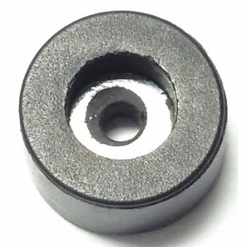 GRAINGER APPROVED Bumper 1/2 in Black Rubber PK50, 16ZD41