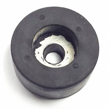 GRAINGER APPROVED Bumper 1 in Black Rubber PK10, 16ZD48