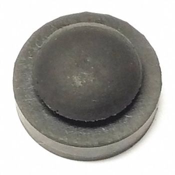 GRAINGER APPROVED Bumper 9/16 in Black Rubber PK100, 16ZD68