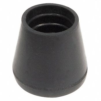 GRAINGER APPROVED Protective Leg Tip SlipOn Rd 63/64 PK10, 16ZF56
