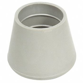 GRAINGER APPROVED Protective Leg Tip SlipOn Rd 1-1/4 PK10, 16ZF68