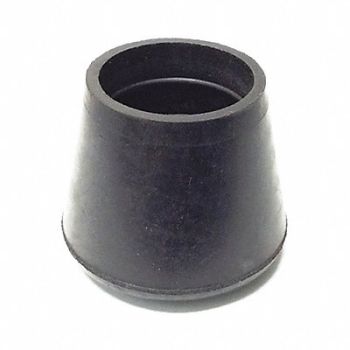 GRAINGER APPROVED Protective Leg Tip SlipOn Rd 1-1/4 PK10, 16ZF64