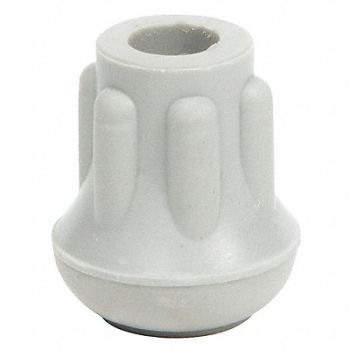 GRAINGER APPROVED Protective Leg Tip SlipOn Rd 13/32 PK10, 16ZF85