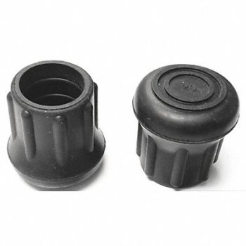 GRAINGER APPROVED Protective Leg Tip SlipOn Rd 31/32 PK10, 16ZN01