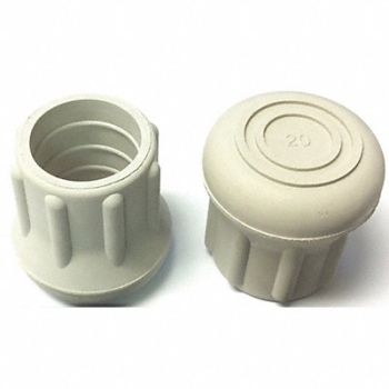 GRAINGER APPROVED Protective Leg Tip SlipOn Rd 31/32 PK10, 18AE62