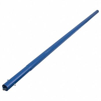 QLT BY MARSHALLTOWN Push Button Handle 1-3/4x72 In Alum Blue, 22P289